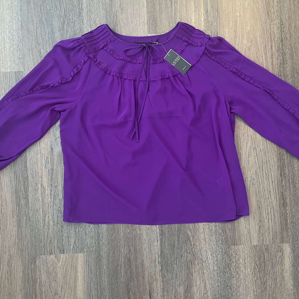 Ralph Lauren Long Sleeve Blouse NWT
